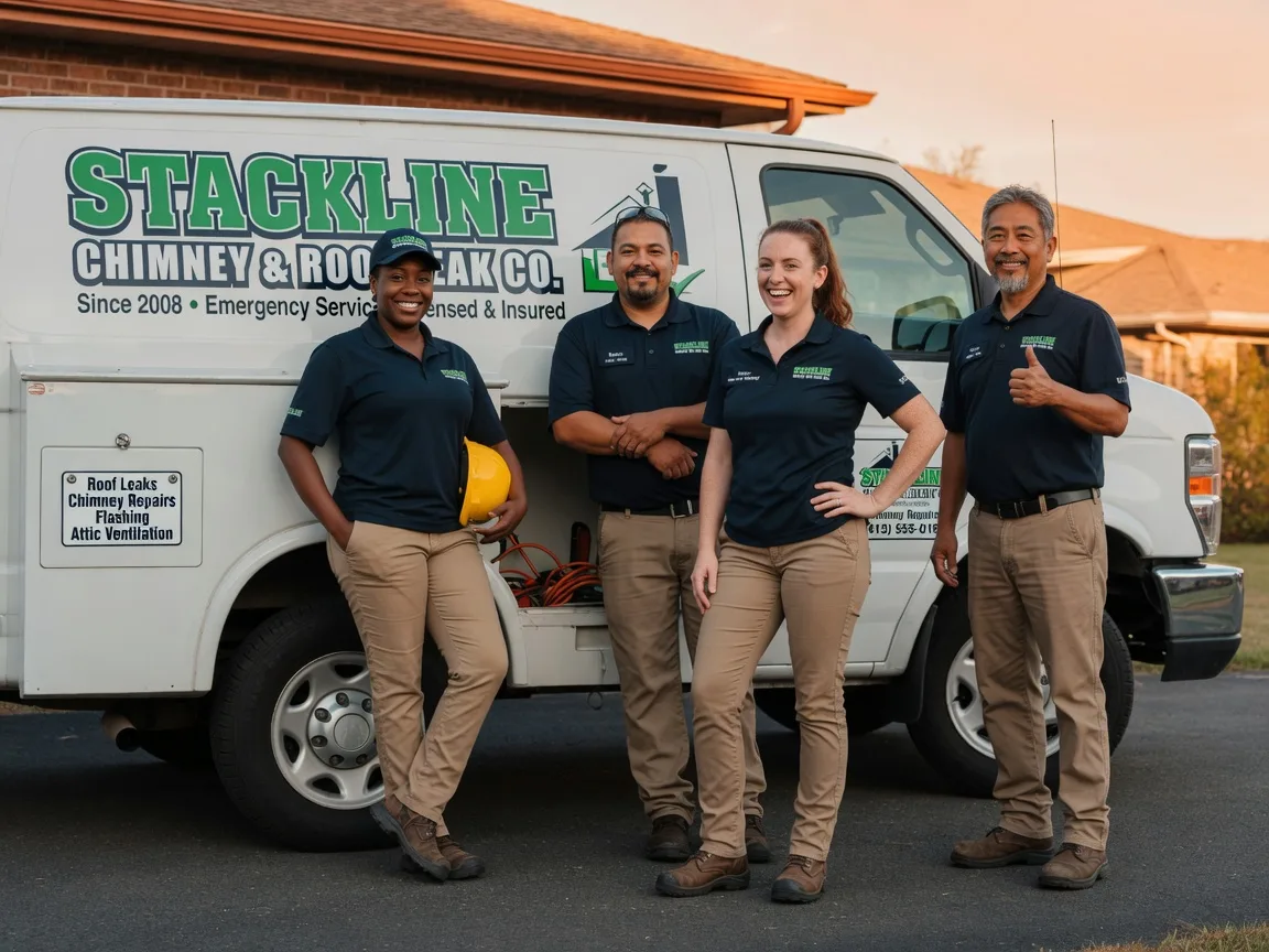 Chimney flashing repair company in Carrboro, NC